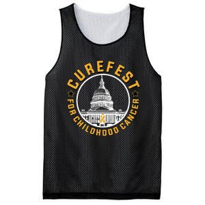 Curefest For Childhood Cancer 2024 Design 3 For Dark Fabric Mesh Reversible Basketball Jersey Tank