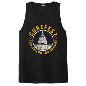 Curefest For Childhood Cancer 2024 Design 3 For Dark Fabric PosiCharge Competitor Tank