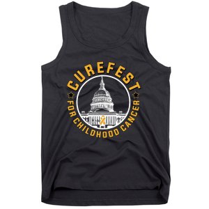 Curefest For Childhood Cancer 2024 Design 3 For Dark Fabric Tank Top