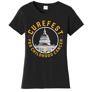 Curefest For Childhood Cancer 2024 Design 3 For Dark Fabric Women's T-Shirt