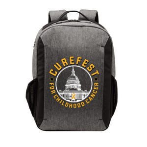 Curefest For Childhood Cancer 2024 Design 3 For Dark Fabric Vector Backpack