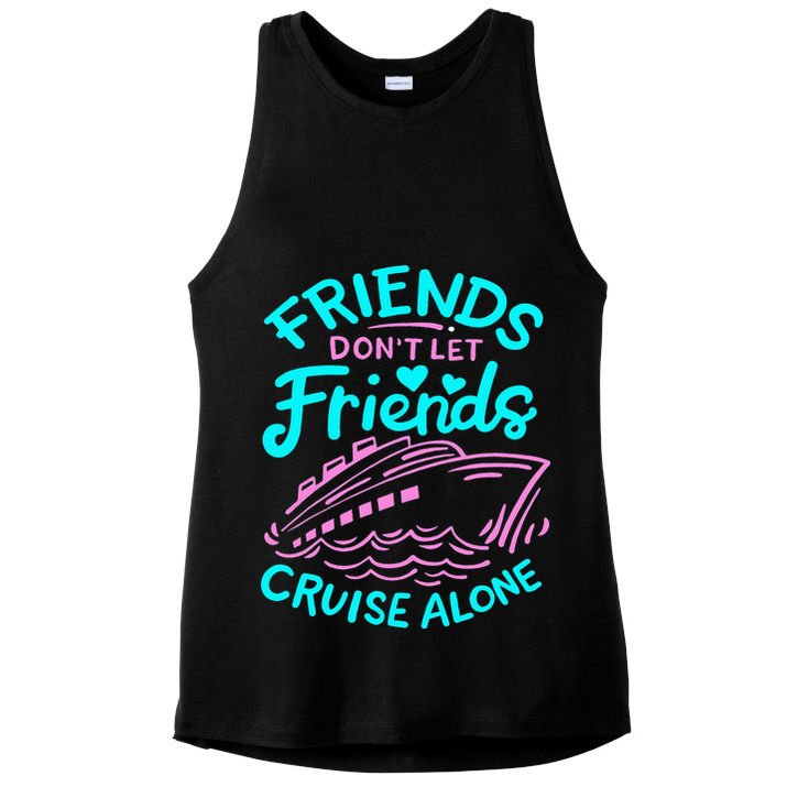 Cruise Friends Ladies PosiCharge Tri-Blend Wicking Tank