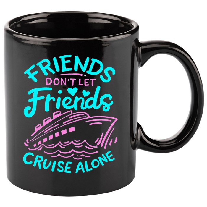 Cruise Friends 11oz C Handle Ceramic Mug