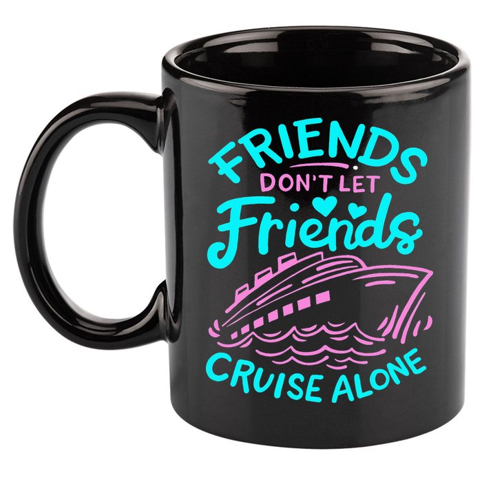 Cruise Friends 11oz C Handle Ceramic Mug