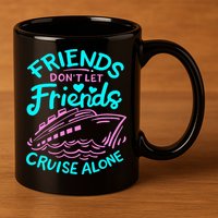Cruise Friends 11oz C Handle Ceramic Mug