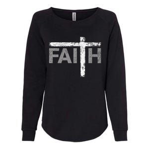 Christian Faith & Cross Christian Faith Womens California Wash Sweatshirt