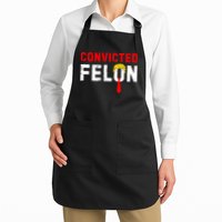 Convicted Felon Full-Length Apron With Pockets