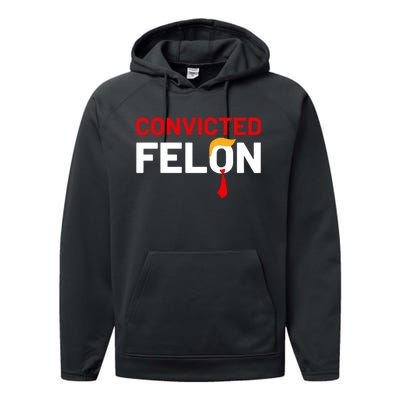 Convicted Felon Performance Fleece Hoodie