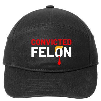 Convicted Felon 7-Panel Snapback Hat