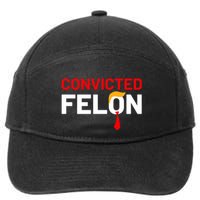 Convicted Felon 7-Panel Snapback Hat