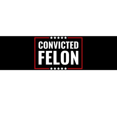 Convicted Felon Bumper Sticker