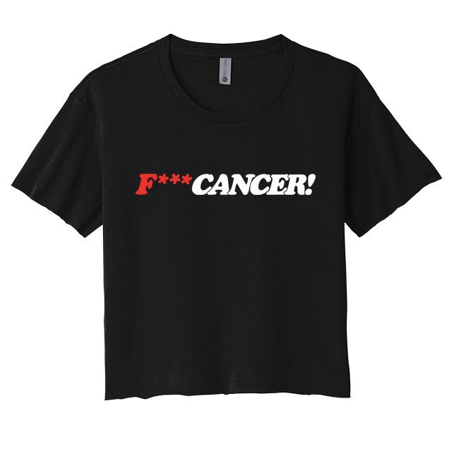 Colby Fuck Cancer Crop Top