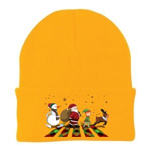 Cute Funny Christmas Road Frosty Santa Elf Reindeer Knit Cap Winter Beanie