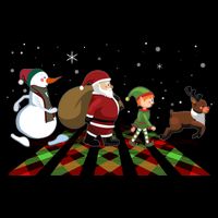 Cute Funny Christmas Road Frosty Santa Elf Reindeer Toddler T-Shirt