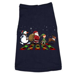 Cute Funny Christmas Road Frosty Santa Elf Reindeer Doggie Tank