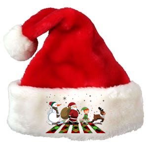 Cute Funny Christmas Road Frosty Santa Elf Reindeer Premium Christmas Santa Hat