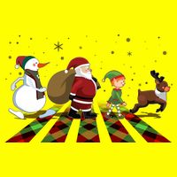 Cute Funny Christmas Road Frosty Santa Elf Reindeer T-Shirt