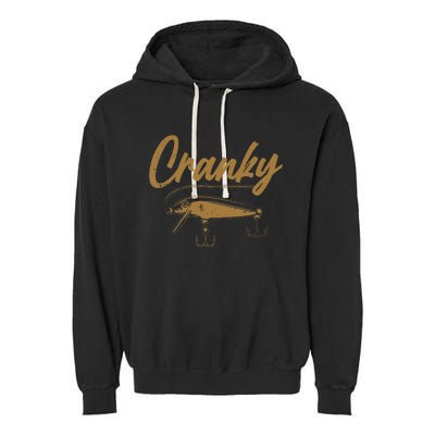 Cranky Fishing Garment-Dyed Fleece Hoodie