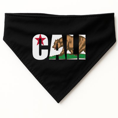 California Flag Cali Designs Home Love Family USA-Made Doggie Bandana