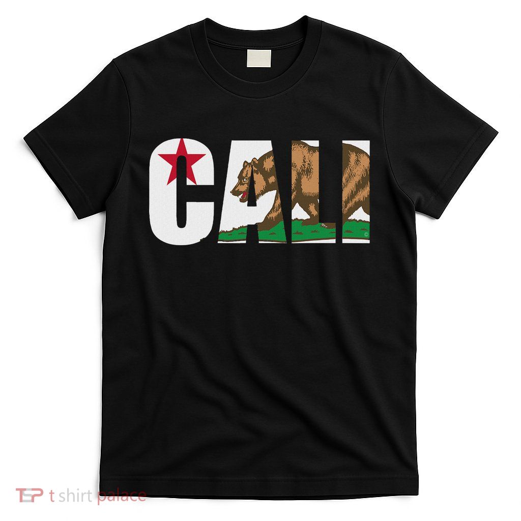 California Flag Cali Designs Home Love Family T-Shirt