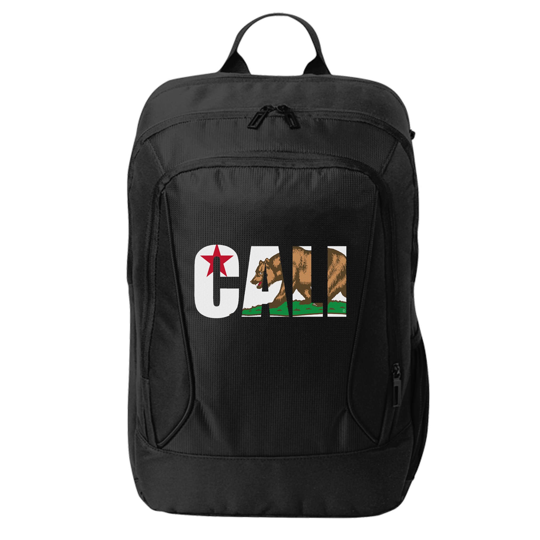 California Flag Cali Designs Home Love Family City Backpack