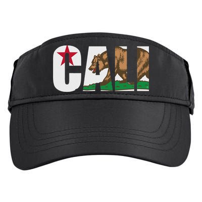 California Flag Cali Designs Home Love Family Adult Drive Performance Visor
