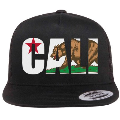 California Flag Cali Designs Home Love Family Flatbill Hat