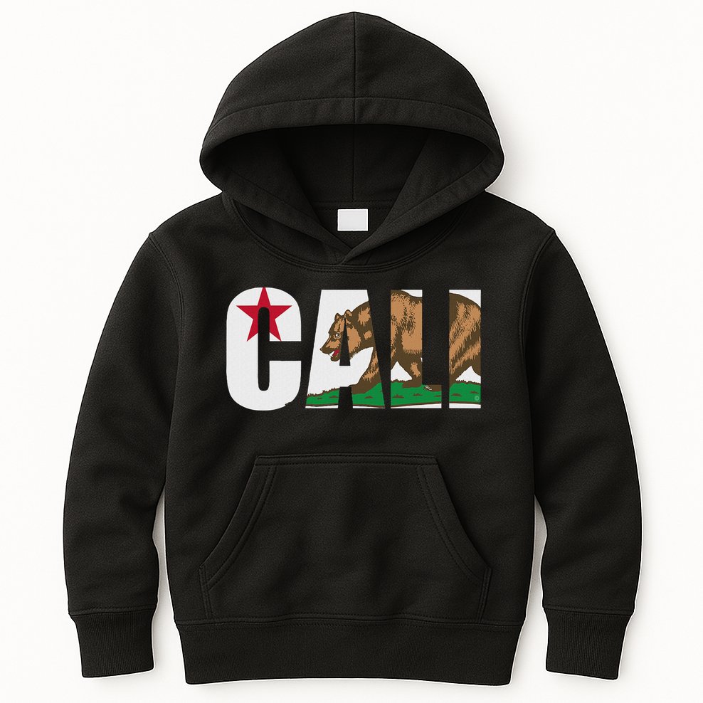 California Flag Cali Designs Home Love Family Kids Hoodie