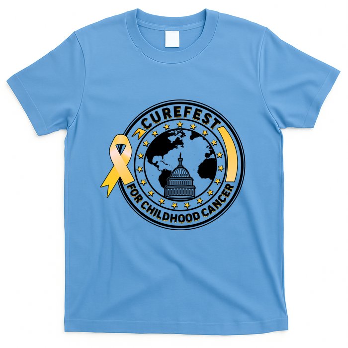 Curefest For Childhood Cancer Awareness Emblem T-Shirt