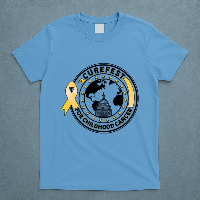 Curefest For Childhood Cancer Awareness Emblem T-Shirt