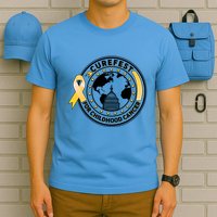 Curefest For Childhood Cancer Awareness Emblem T-Shirt