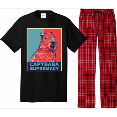 Capybaras Funny Capibara Rodent Capybara Supremacy Pajama Set