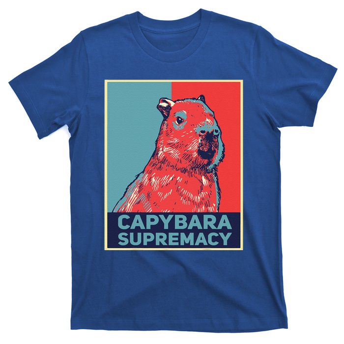 Capybaras Funny Capibara Rodent Capybara Supremacy T-Shirt