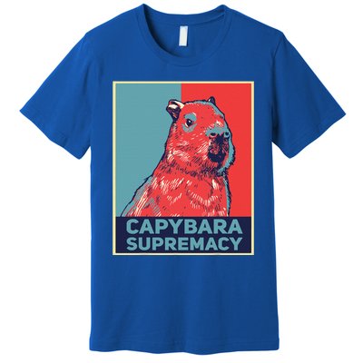 Capybaras Funny Capibara Rodent Capybara Supremacy Premium T-Shirt