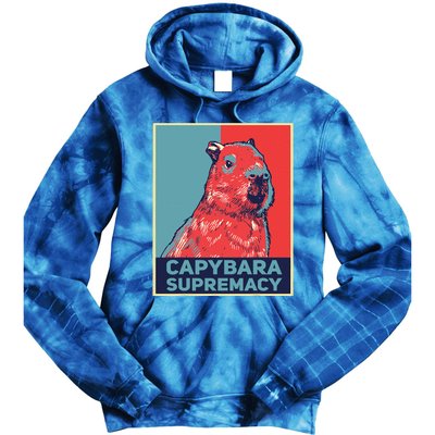 Capybaras Funny Capibara Rodent Capybara Supremacy Tie Dye Hoodie