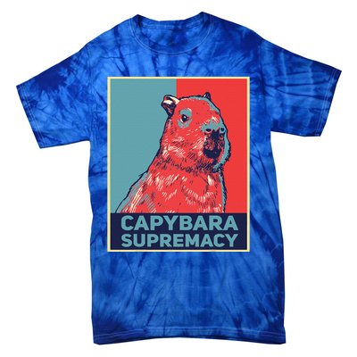 Capybaras Funny Capibara Rodent Capybara Supremacy Tie-Dye T-Shirt