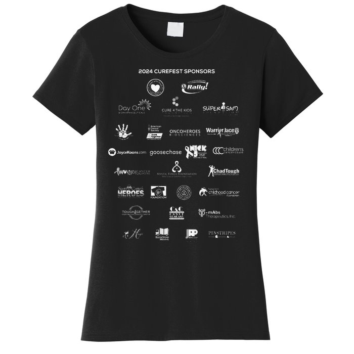 Curefest For Childhood Cancer 2024 Design 3 For Dark Fabric Women's T-Shirt