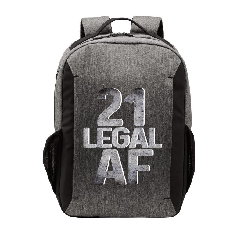 Cute Funny Cool 21st Birthday Gift For Him Her Legal AF 21 Years Old Vector Backpack