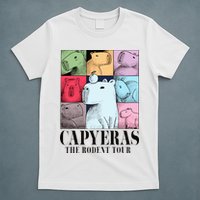 Capyeras Funny Cute Capybara Color Concert Cute Animals T-Shirt