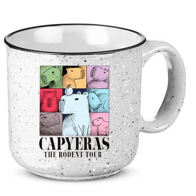 Capyeras Funny Cute Capybara Color Concert Cute Animals 15oz Campfire Ceramic Mug