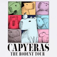Capyeras Funny Cute Capybara Color Concert Cute Animals Beanie