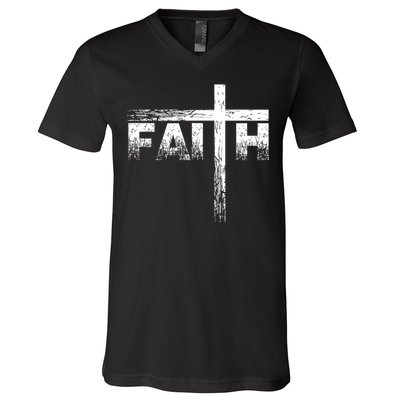 Christian Faith & Cross Christian Faith V-Neck T-Shirt