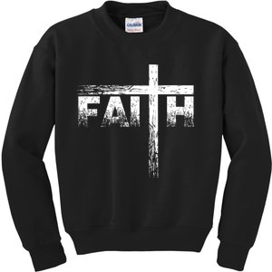 Christian Faith & Cross Christian Faith Kids Sweatshirt