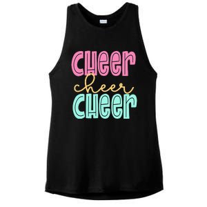 Cheerleading for Cheerleader Squad Cheer Practice Ladies PosiCharge Tri-Blend Wicking Tank