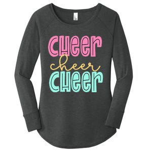 Cheerleading for Cheerleader Squad Cheer Practice Women's Perfect Tri Tunic Long Sleeve Shirt