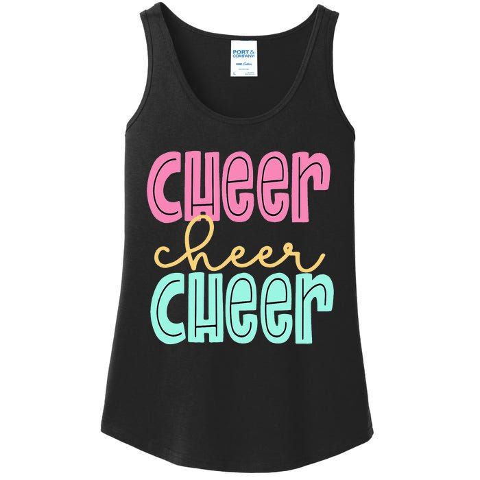 Cheerleading for Cheerleader Squad Cheer Practice Ladies Essential Tank