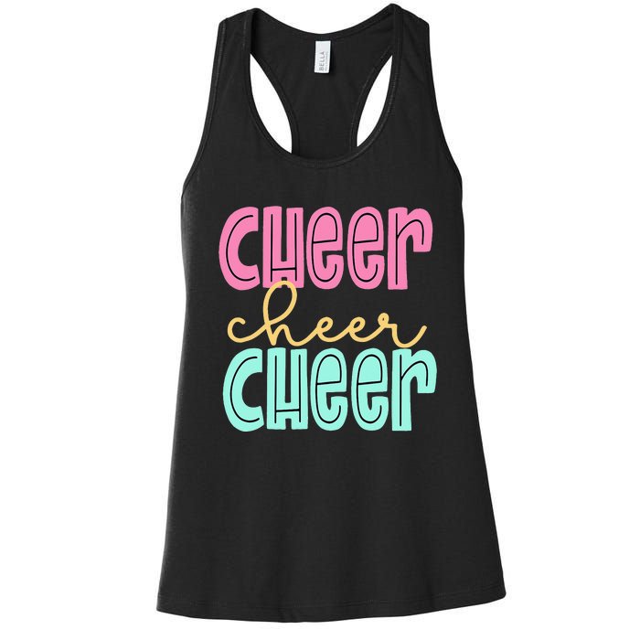 Cheerleading for Cheerleader Squad Cheer Practice Women's Racerback Tank