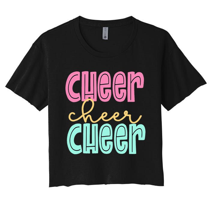 Cheerleading for Cheerleader Squad Cheer Practice Women's Crop Top Tee