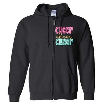 Cheerleading for Cheerleader Squad Cheer Practice Full Zip Hoodie