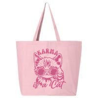 Cute Funny Cat Lover Cat Is Karma 25L Jumbo Tote